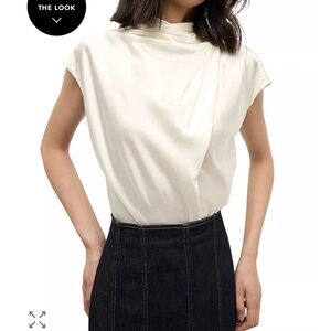 NWT Veronica Beard Leilany Silk Top, size 10
